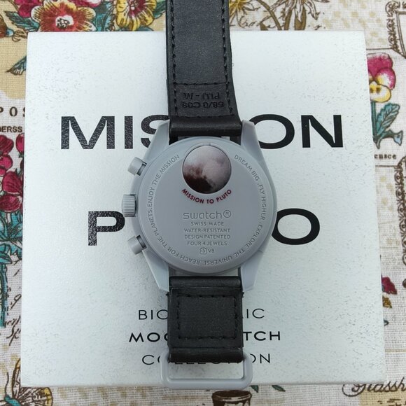 🎊NWT🎊Swatch X Omega MoonSwatch Mission To The Pluto Watch - Picture 2 of 5